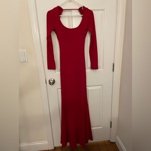 Gorgeous backless red Abyss by Abby dress
